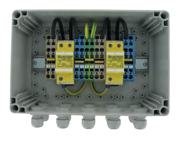 DC Generatoranschlusskasten 2 MPPT - Überspannungsschutz T1+T2