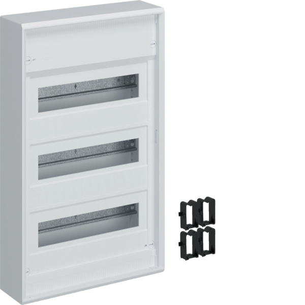 HAGER VA36CN Kleinverteiler volta, Aufputz, 3x12 PLE, IP30, Schutzklasse II, ohne Tür