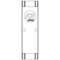 K2 2003523 BlackCover SingleRail 36 - zur Abdeckung der Schi