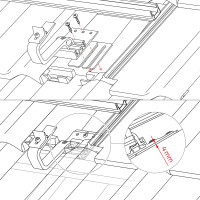 K2 2002332 Dachhaken Ausgleichsplatte 4mm 2